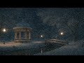 Howling Winds and Snowstorm Sounds | Calming Winter Wind and Snowstorm Ambience for Deep Sleep