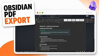 How to Render and Print Obsidian Notes as PDF (Print Ready Rendering)