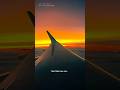 Golden hour sunset flight view - Beautiful Sunset view from Airplane today✈️ #goldenhourvibes