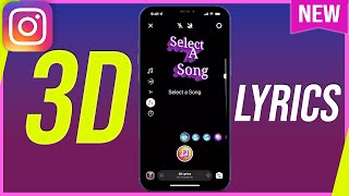 How to Get 3D Lyrics on Instagram Reel