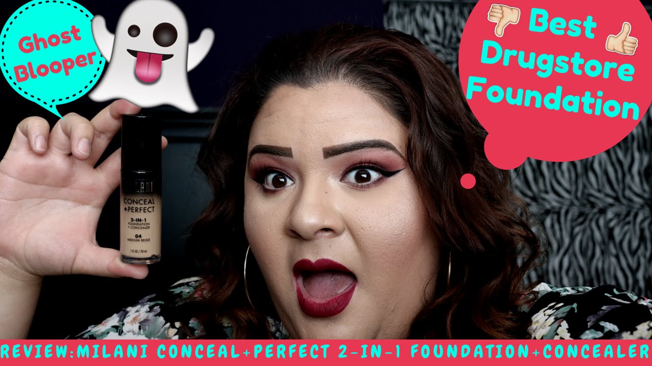 *NEW* MILANI CONCEAL + PERFECT 2 in 1 Foundation (OilyAcne Prone Skin