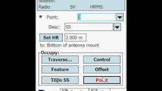 Survey Pro- Start Survey using GPRS connecting to an Internet base station