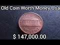 $ 147,000.00 ULTRA RARE D'ont Spend This Error Coin US Lincoln Cent Worth Money Look For This 