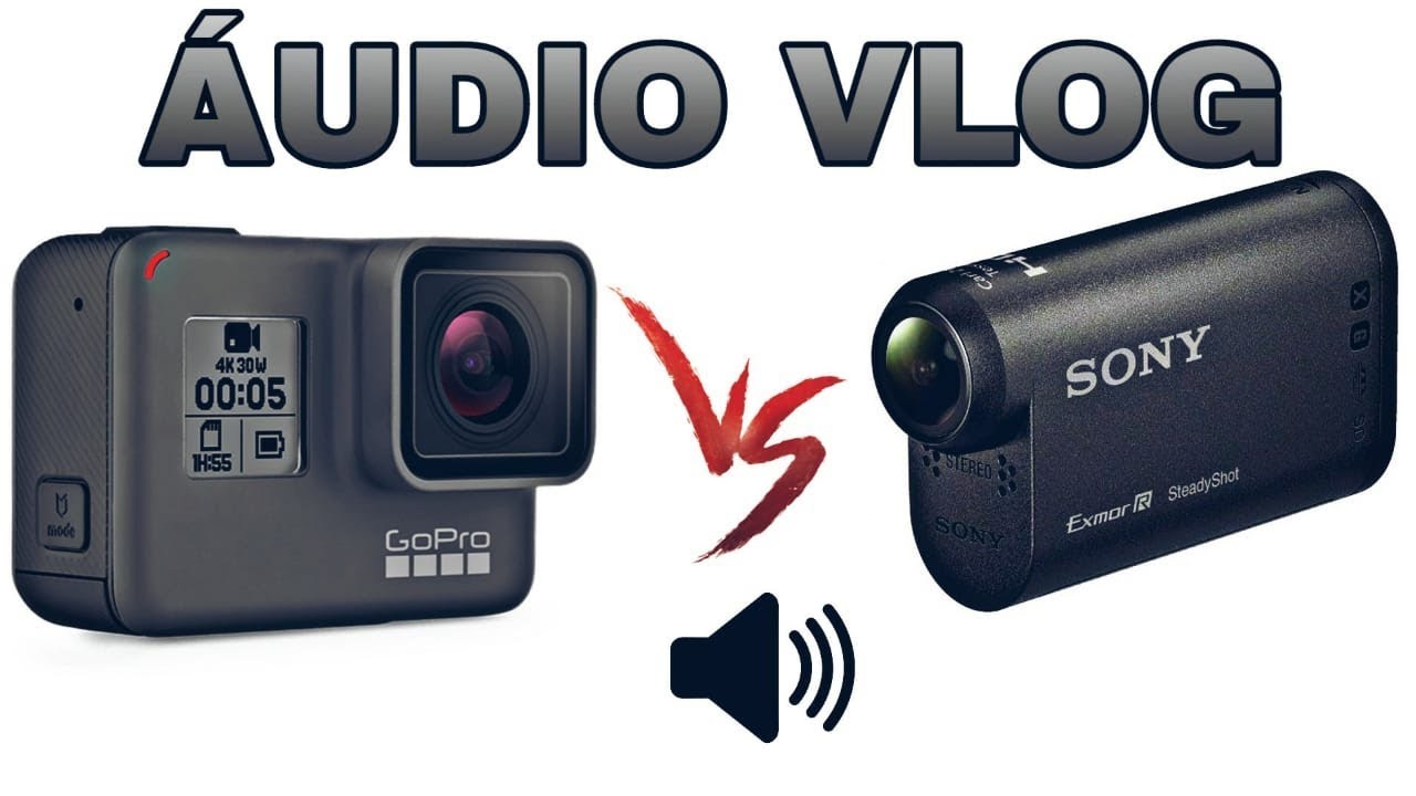 GOPRO VS SONY ACTION COMPARAÇÃO DE AUDIO - YouTube