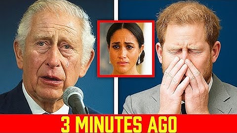 Prince Harry Breaks Down After King Charles Finally Breaks Silence On Meghan Markle 