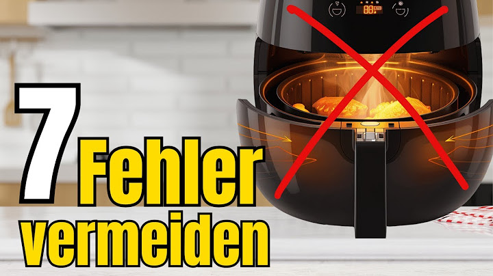 Diese 7 Dinge solltest du unbedingt vermeiden bei der Verwendung deiner Heißluftfritteuse.