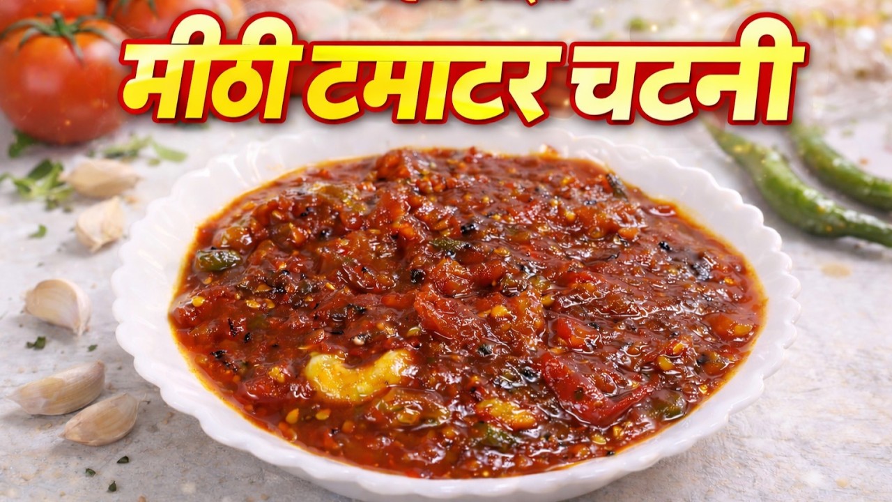 टमाटर की मीठी चटनी बनेगी ऐसी स्वादिष्ट की उंगलियां चाटते रह जाएंगे। Tomato Chutni Recipe