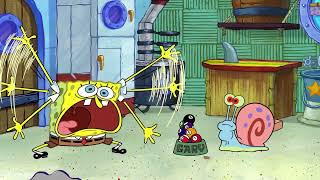 SpongeBob feeds Gary ... BILLIARD BALLS?!??? 😱🎱
