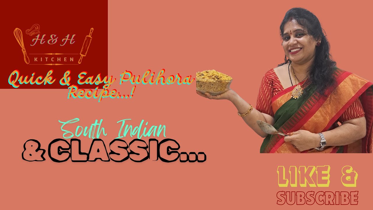 "Pulihora in a Jiffy! Simple & Delicious South Indian Recipe" Perfect for Busy Days