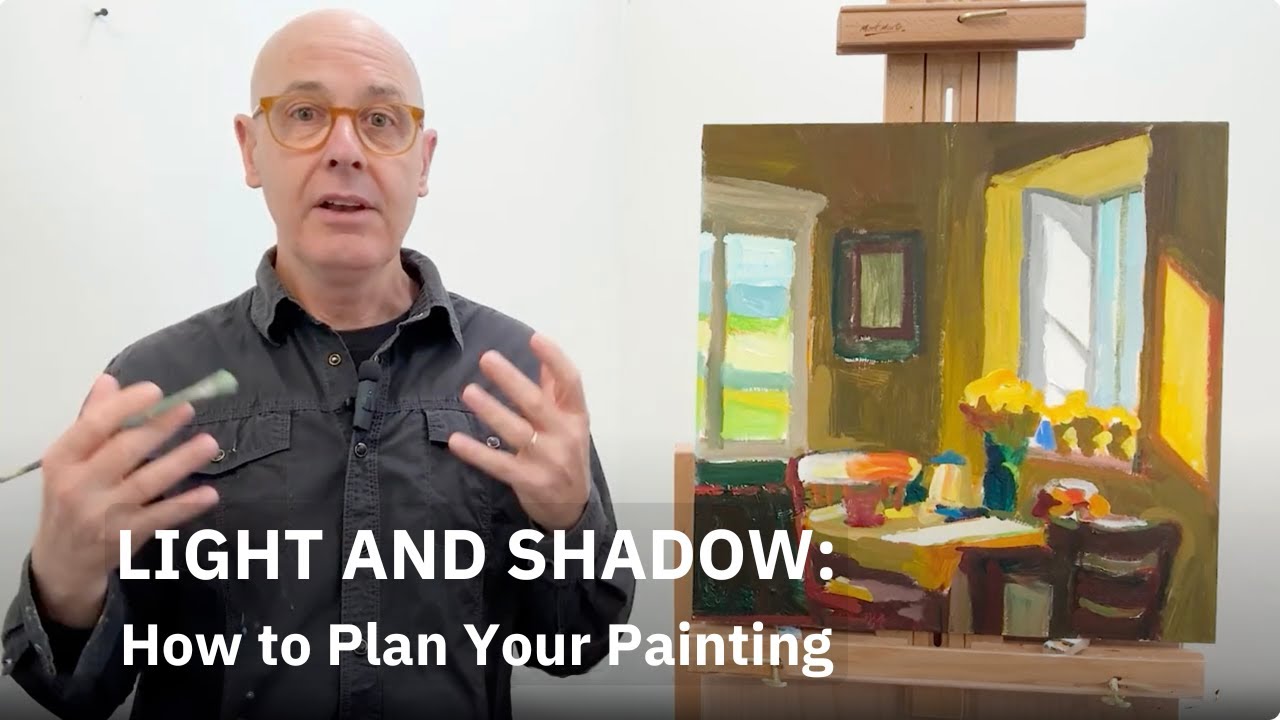Light and Shadow in Painting: How to Plan Your Composition - YouTube