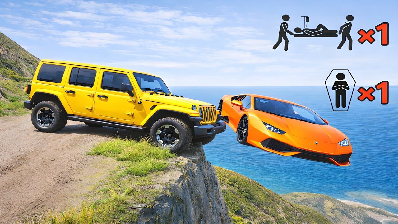 Realistic High Speed Car Crashes #20 in BeamNG Drive