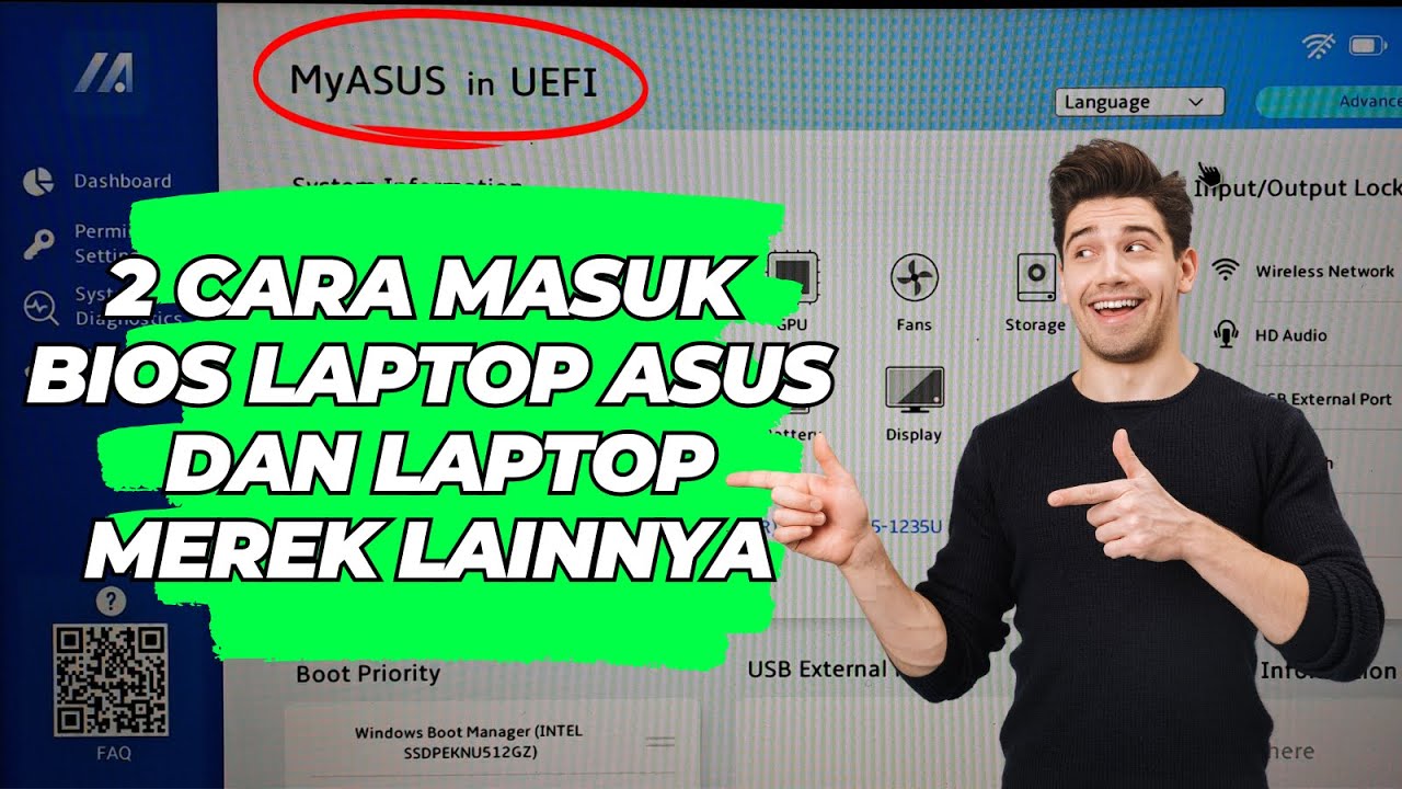 2 Cara Masuk BIOS Laptop Asus Dan Laptop Merek Lainnya - YouTube