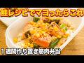 【１週間作り置き冷凍弁当】体がみるみる変わる！簡単！鮭のマヨコーンの炒め筋肉弁当５食分【筋トレ・ダイエット】【高タンパク・低脂質】
