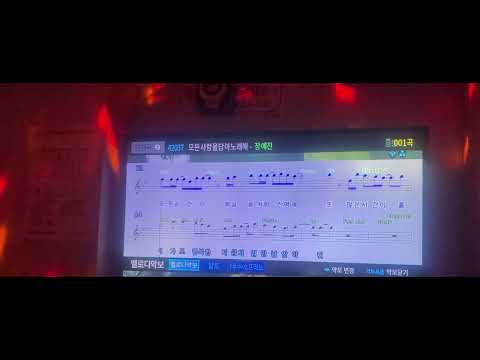 모든사랑을담아노래해-장예진(일반인코인동전노래방)(코인노래방)