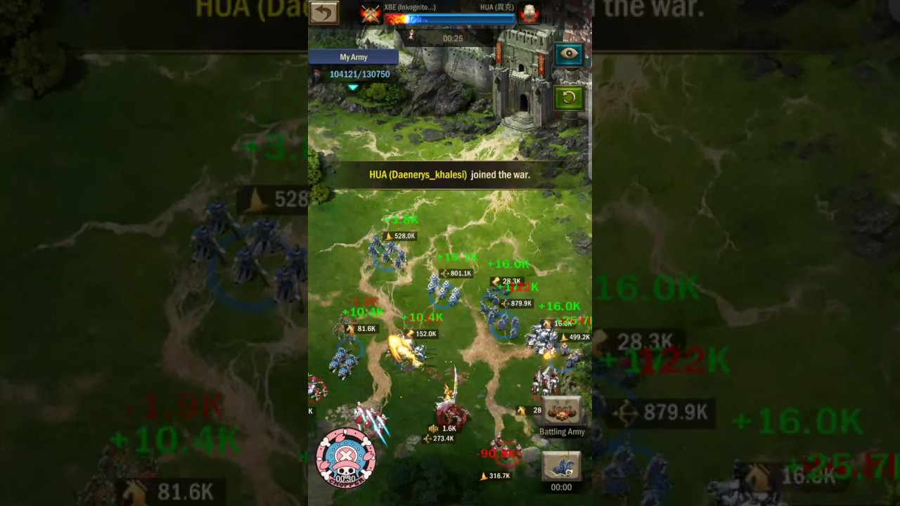 Epic 12 Hour Crown War in Realm 190 war and order pantip