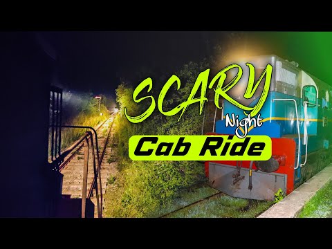 SCARY Night Cab Ride on Meenagaya Night Intercity | Class M2b 594 | Gal Oya to Maho Junction