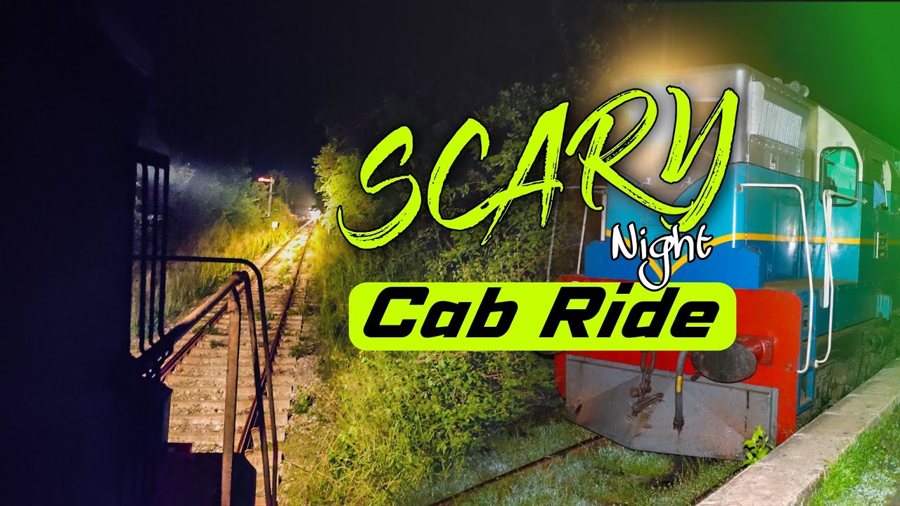SCARY Night Cab Ride on Meenagaya Night Intercity | Class M2b 594 | Gal Oya to Maho Junction