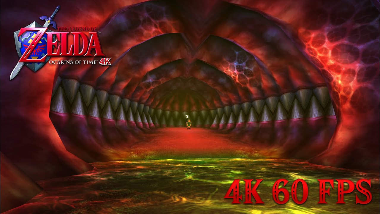 Zelda Ocarina of Time 3D 4K Let's Play Part 6 (Jabu Jabu's Belly