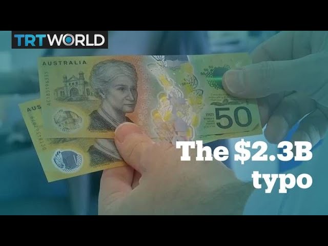 Australia printed 46 million A$50 notes with a typo -