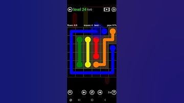 How To Solve Flow Free Green Pack Level 24 6x6 Board Easy Walk Through Solution Walkthrough