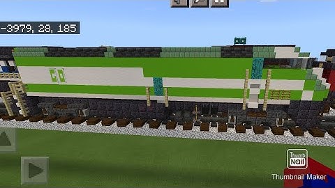 Minecraft Go Transit MP40 locomotive tutorial