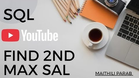Find Second Max salary using subquery Explaination step by step #sql #subquery #query #oracle 