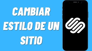 Como cambiar estilo de un sitio en Squarespace