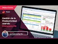 WEBINAR | Gestión de la Productividad usando Primavera P6 | TEDI