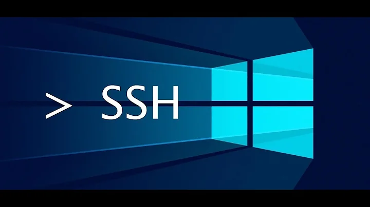 Create SSH config file in Windows 10