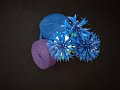 How to make Corn Flower with crepe paper. DIY  The all blue flower.