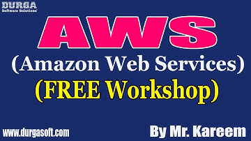 AWS (FREE Workshop) tutorial || by Mr. Kareem On 19-07-2020 @10:30AM