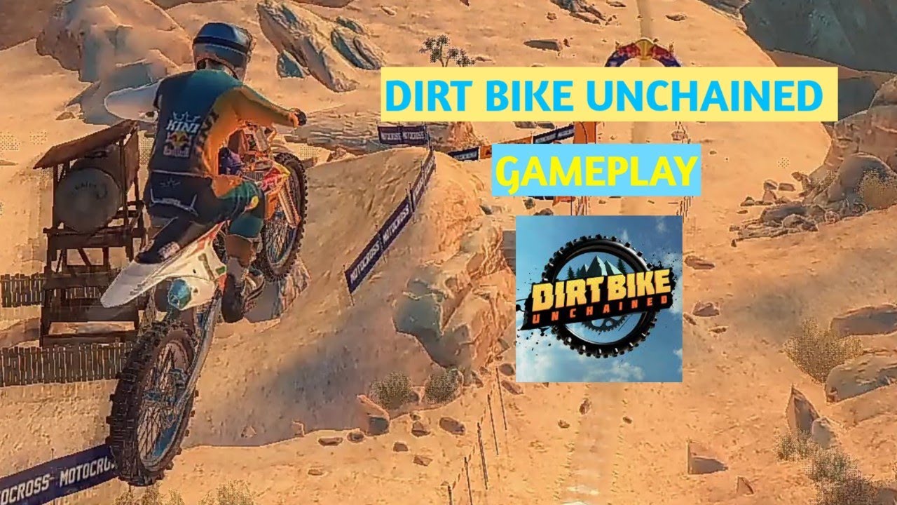 PLAYING DIRT BIKE UNCHAINED GAME YouTube