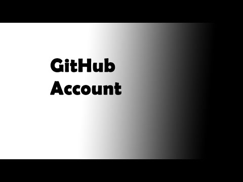 I apparently have a GitHub - I apparently had a GitHub account that I made in 2019... that I didn't know until a week ago...
