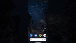 Firework live wallpaper and Fireworks simulator for Android screenshot 1