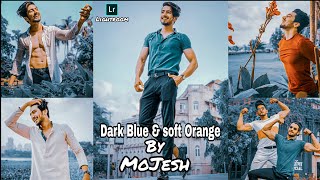 Lightroom Dark blue & soft Orange color effect Editing tutorial | Technical MoJesh screenshot 4