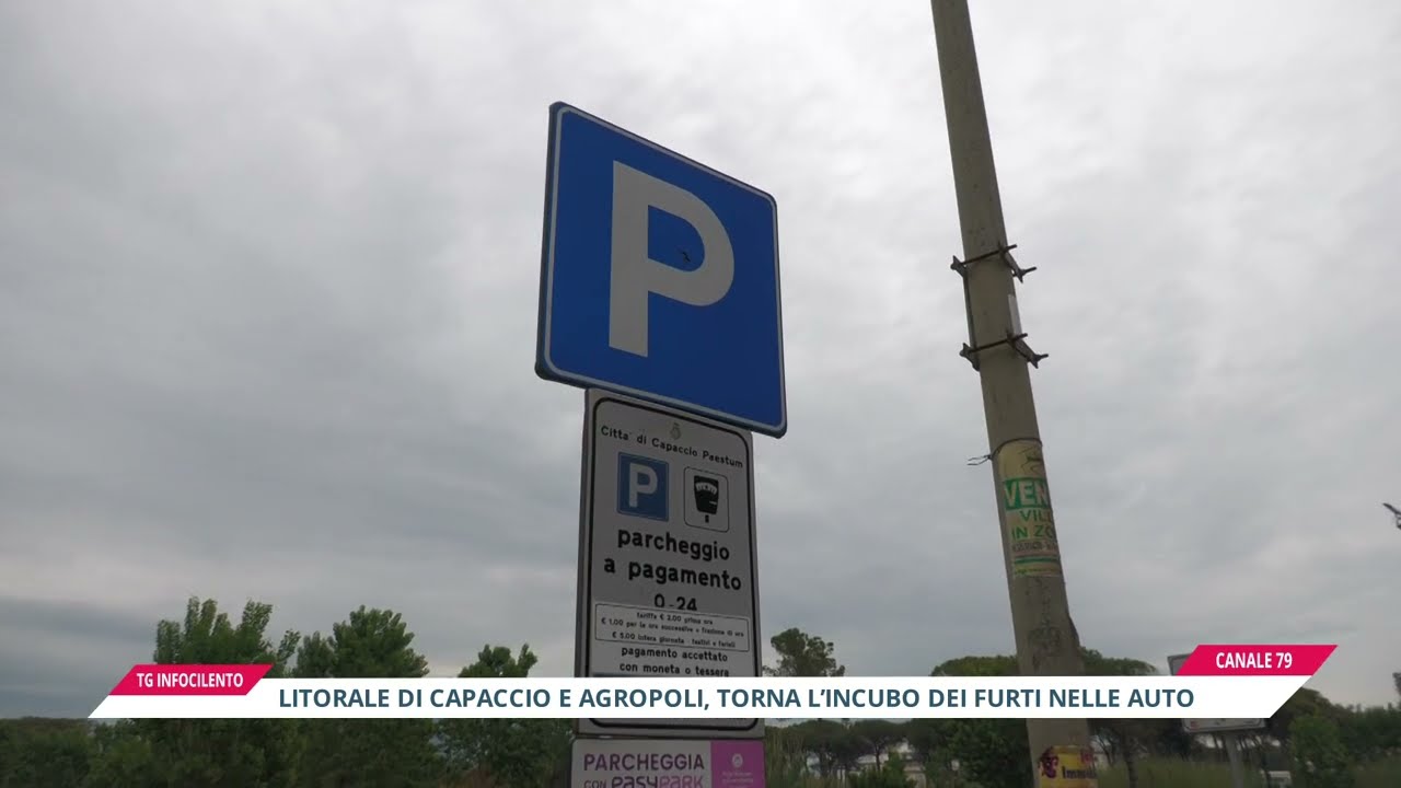 Litorale di Capaccio e Agropoli: torna l'incubo dei furti nelle auto parcheggiate
