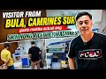 Visitor from Bula, Camrines Sur gusto makita actual ang Shin Nong Rice Mill Machines