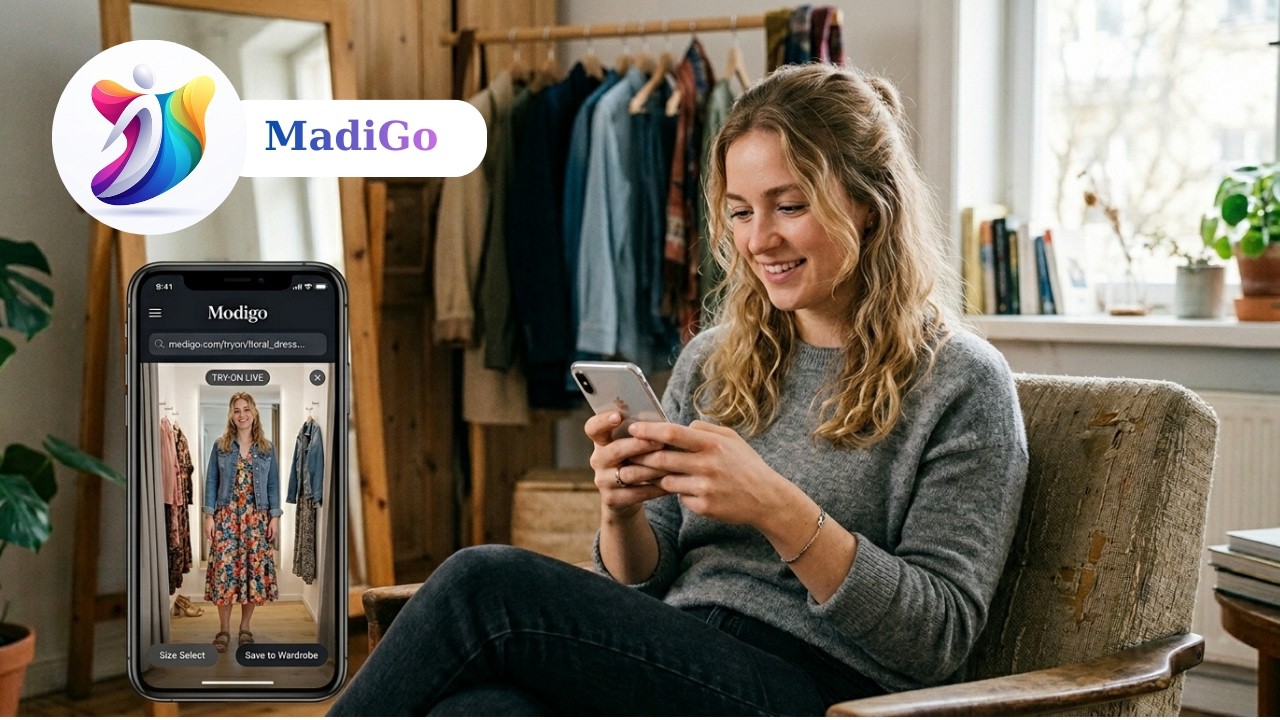 Kıyafetleri Satın Almadan Önce Üzerinizde Görün! | ModiGo Yapay Zeka Destekli Sanal Kabin