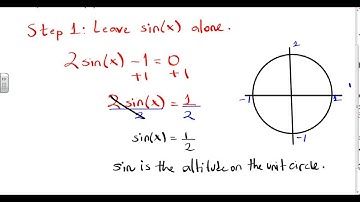 Solving Trigonometric Equations - Pre Calc
