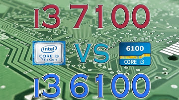 i3 7100 vs i3 6100 - BENCHMARKS / GAMING TESTS REVIEW AND COMPARISON / Kaby Lake vs Skylake /