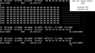 1. MS-DOS Debugging and its commands, Assembly Language screenshot 2