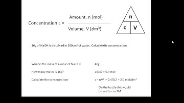 BTEC Applied Science: Unit 1 Chemistry Calculations in Solutions