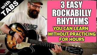 3 Easy Rockabilly Rhythms - Essential Boogie Runs w/tabs