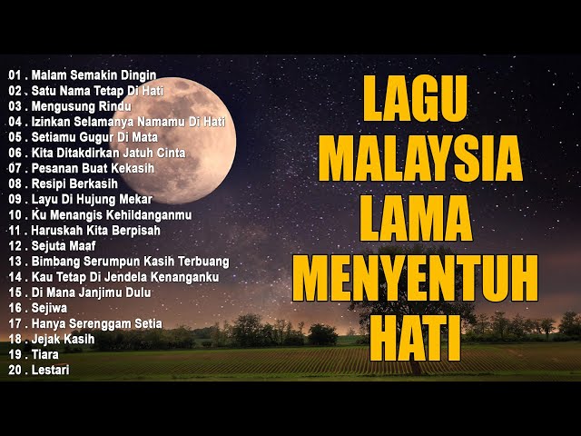 Malam Semakin Dingin - Lagu Malaysia Lama Menyentuh Hati - Slow Rock Malaysia 90an Terbaik class=
