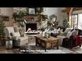 Luxury Farmhouse Christmas Decor | Transform Your Mantel into a Cozy Holiday Masterpiece 🎄✨