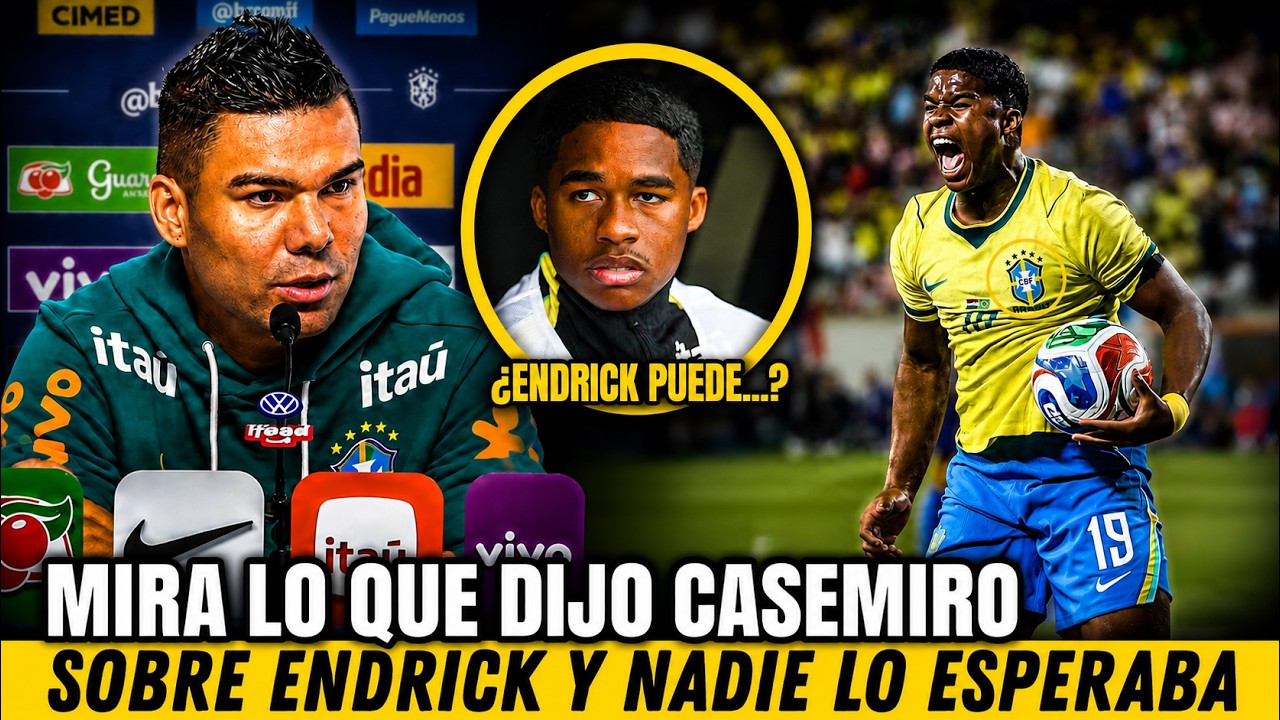🚨¡¡DIOS MÍO!! ¡MIRA LO QUE DIJO CASEMIRO SOBRE ENDRICK Y TODO EL MUNDO QUEDÓ EN SHOCK!