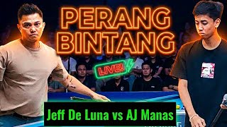 SKILL DEWA! Jeff De Luna vs AJ Manas: Perang Bintang 10 Ball LIVE!