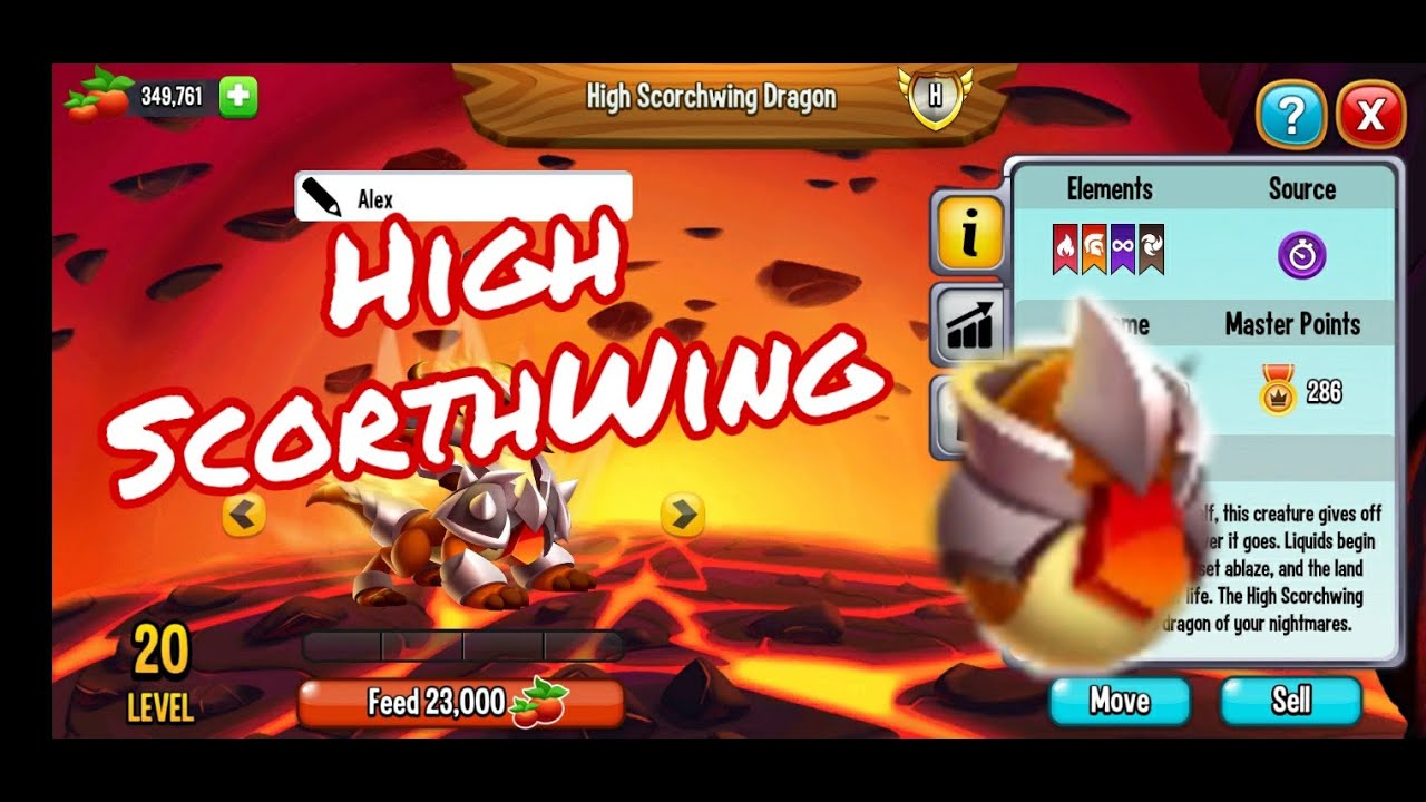 HIGH SCORCHWING DRAGON | Dragon City