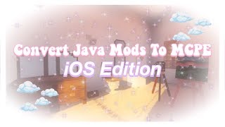 how to convert minecraft java mods/textures  to mcpe - in depth tutorial [ios edition] 🌥🦋 screenshot 5