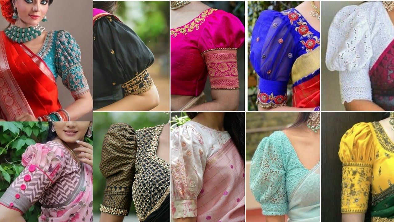 Blouse Sleeves Design/Blouse Hand design/Butta Hands Blouse Designs